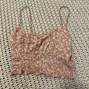 Pretty floral Crop tank top